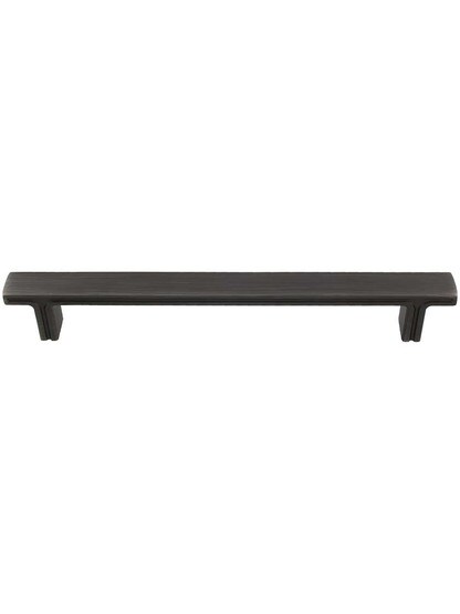 Anwick Rectangular Cabinet Pull - 6 1/4 inch Center-to-Center in Brushed Pewter.